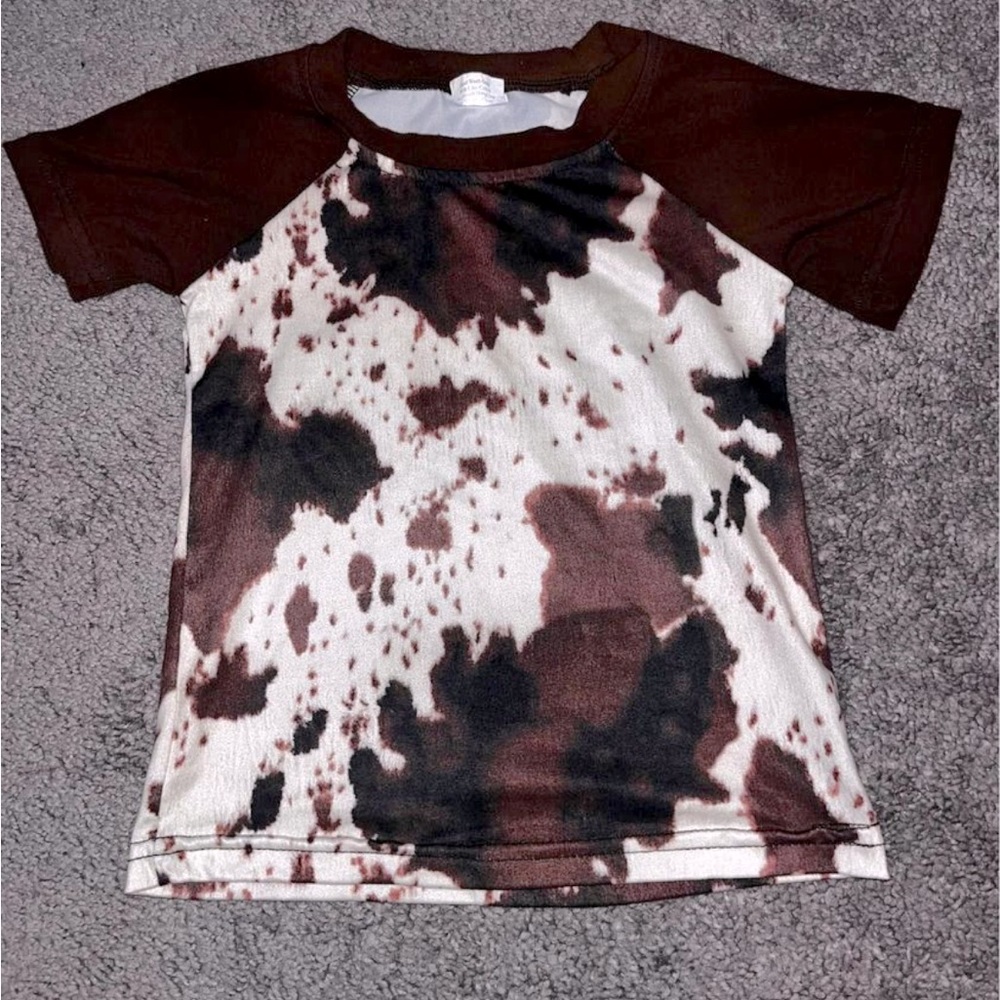 12-18 month Cow Print Shirt